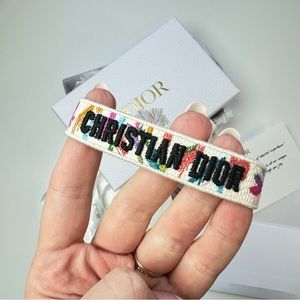 DIOR • Embroidered Friendship Bracelet